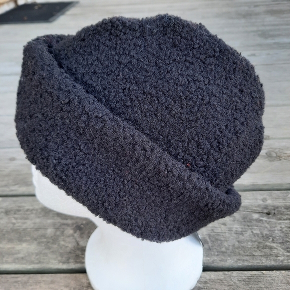 NWT Brixton Ginsburg Hat black boucle sherpa quilted liner unisex hat - Picture 6 of 16